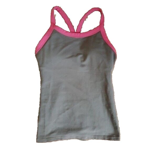 Lululemon Tri Y  Racerback grey Tank Top yoga gym running 4 - Picture 9 of 10